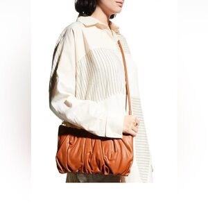 Staud Bean Convertible crossbody  Leather Clutch Bag